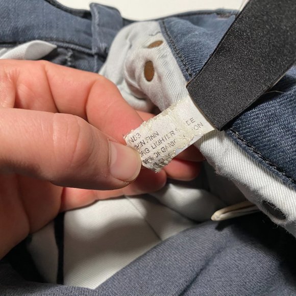 Nudie Jeans Thin Finn Organic Lighter Suede gray mens size 32x33 - Picture 5 of 9